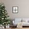 Stupell Industries Snowy Christmas Tree Landscape Framed Floater Canvas Wall Art